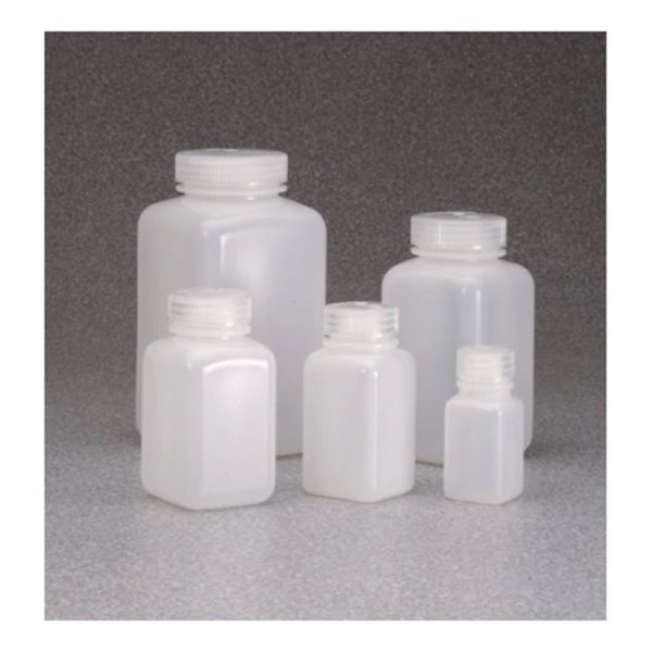 Nalgene Thermo Scientific Weithalsflasche, quadratisch/PE, 500 ml, 12 St/Pkg