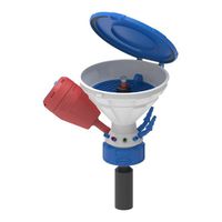 Product Image of Universal Waste Hub JAN, S60/61, PE-HD, safety Funnel, level indicator, including Fittings and blind Plugs