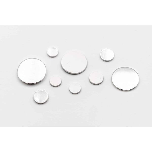 Altmann Analytik 16.7 mm Septa, white silicone/silver aluminum foil, 50° shore A, 1.3 mm, 1000 pc/PAK
