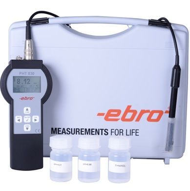 Ebro Electronic PHT 830 Set 3, Messgerät für pH mit Einstich-Elektrode, Abverkauf
