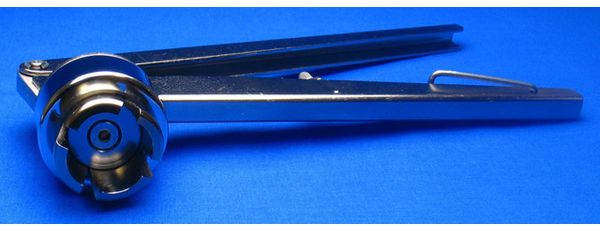 JG Finneran 28 mm Stainless Steel Corrosion Resistant Hand Crimper, Flip Off