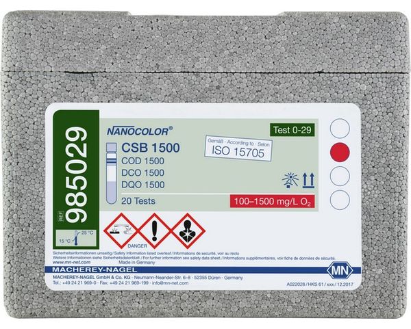 Macherey-Nagel Rundküvettentest NANOCOLOR CSB 1500 Rundküvettentest, 20 Bestimmungen