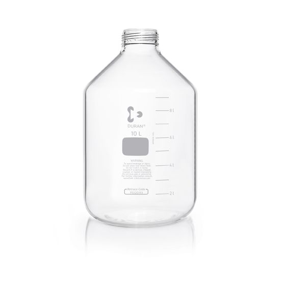 Duran Group Weithalsflasche, Klarglas, GLS 80, 10000 ml
