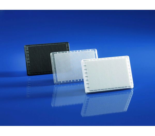 Brand GmbH & Co. KG Mikrotiterplatte BRANDplates, 1536-well, pureGrade, PS, schwarz, F-Boden, Standard, 5 x 10 St/Pkg