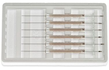 Hamilton 10 μl, Modell 701 N Agilent Spritze, 26s Gauge, 43 mm, point style AS, 6 St/Pkg, max. Druck 2000 psig (137.9 bar), max. Temperatur 50°C/122°F