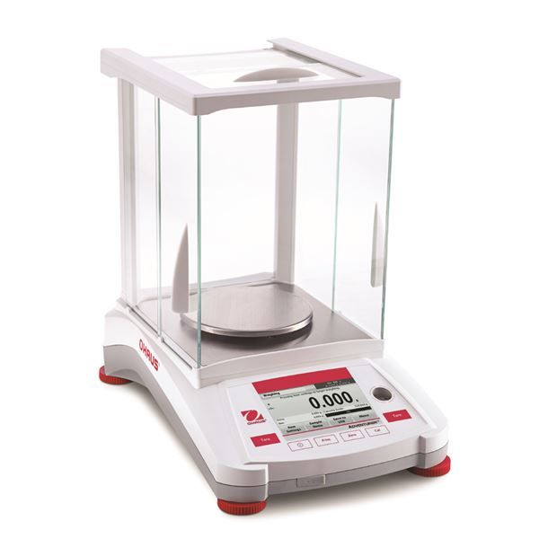 Ohaus Präzisionswaage Adventurer, AX423M, Ablesbarkeit (d) 1mg, Wägebereich 420g, geeicht