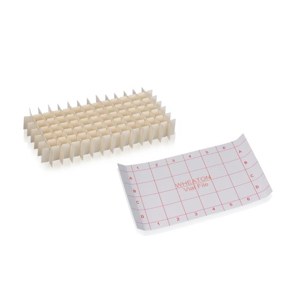DWK Wheaton Ersatz-Indexkarte für M-T Fläschchen File und 4 ml Fläschchen, 35 St/Pkg