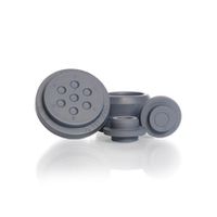 Product Image of Duran® Rubber Stopper for GL 45 lab- bottles, straight plug, Grey Bromobutyl, minimum order amount 10 pieces