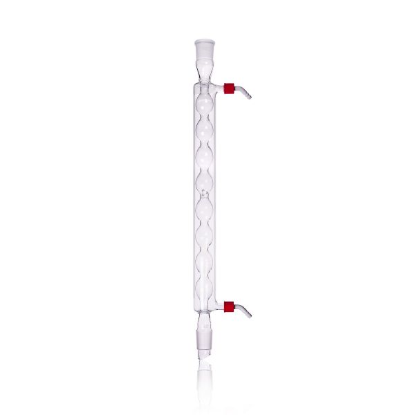 Duran Group DURAN Kugelkühler, mit 2 abschraubbaren Kunststoff-Oliven, NS 29/32, Mantel 400 mm