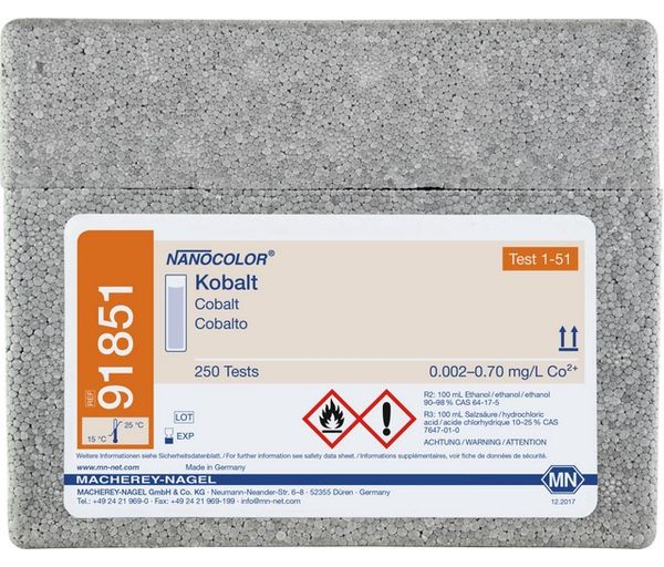 Macherey-Nagel Rechteckküvettentest NANOCOLOR Kobalt
