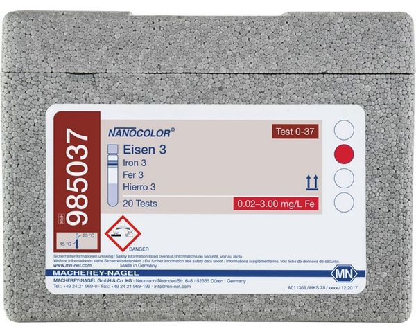 Macherey-Nagel Rundküvettentest NANOCOLOR Eisen 3, 20 Bestimmungen
