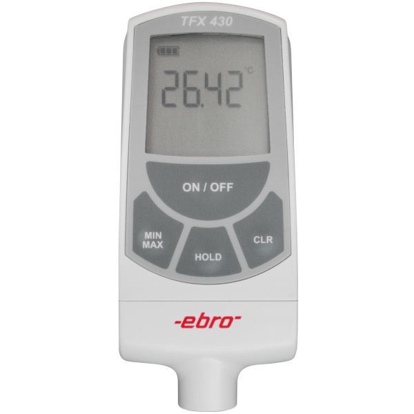 Ebro Electronic TFX 430 + TPX 230 Handmessgerät für Temperatur mit spitzem Fühler