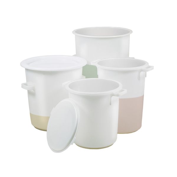 Bürkle Tub round, HDPE, strong edge, carrying handles, 100l