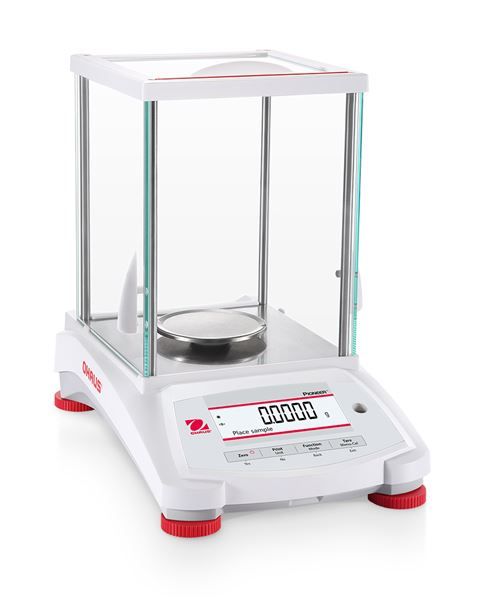 Ohaus Analytische Waage Pioneer, PX224/E, Ablesbarkeit (d) 0,1mg, Wägebereich 220g, RS232, USB