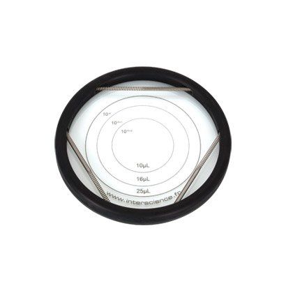 Interscience Zählraster für kreisförmiges Ausplattieren, 90 mm, für easySpiral