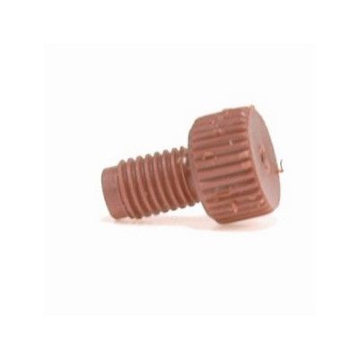 Microsolv Schlauchverbinder Fitting, Niederdruck, 1/16'', PEEK, rot, mit 1/4-28 Schraubgewinde, für flanschfreien Polymer Schlauch, 10 pc/PAK