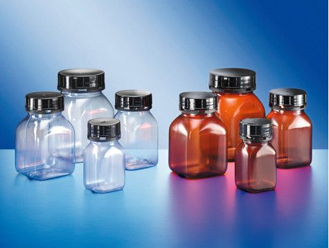 Kautex Wide Neck container PVC, 300ml, transparent, 288/PAK, old No.: KA31084423