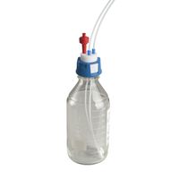 Product Image of HPLC Supply-Set II, V2.0: SafetyCap II GL45, Lab Bottle 1L, clear, 2x 1,5 m Capillary 3,2 mm, 2x Filter, air valve