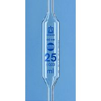 Product Image of Vollpipetten, BLAUBRAND, Klasse AS, 2,5 ml, 1 Marke, AR-GLAS, blaue Graduierung, DE-M, 6 St/Pkg