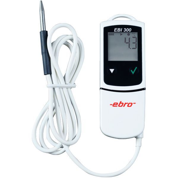 Ebro Electronic EBI 300 TE USB-Temperaturlogger und externer Fühler