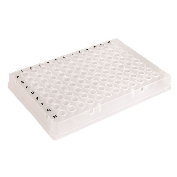 Ratiolab 96-Well PCR-Platten, 96 x 0.2 ml, mit Rand, hohes Profil, 100 St/Pkg