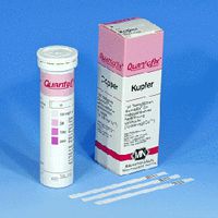 Teststäbchen QUANTOFIX Kupfer (Dose=100 Stäbchen), 0-10-30-100-300 mg/l