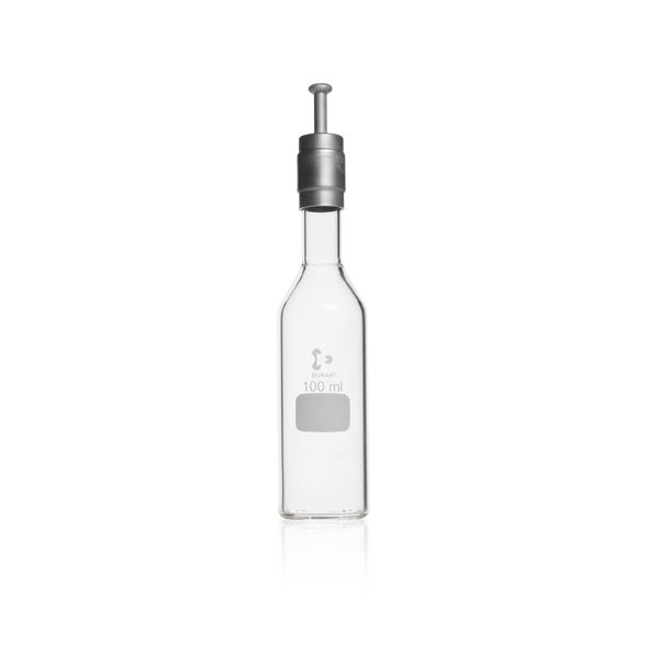 Duran Group Culture bottle/DURAN, 100 ml straight rim for Kapsenberg -caps, 10 pc/PAK
