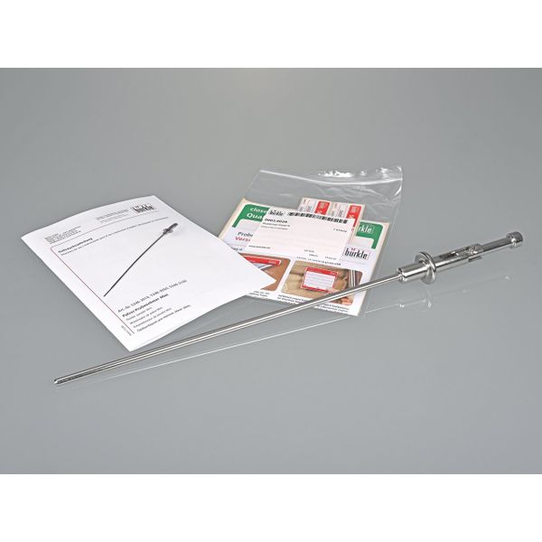 Bürkle Pulver-Probenehmer Mini, V4A, Ø6 mm, 300 mm, 100 μl