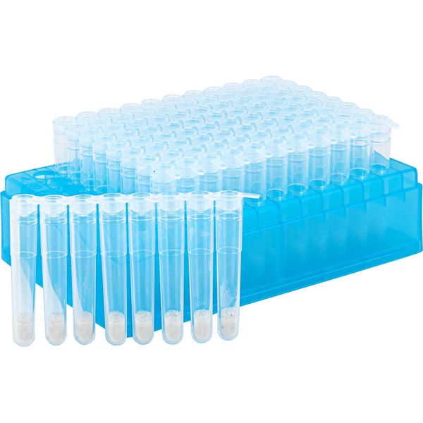 Macherey-Nagel MN 96 Bead Plate Type B Set, consists of 1 rack, 12 strips with 8 tubes each, 4 sets