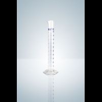 Measuring cylinder, t.f. 50 ml, class A (cc) point ring graduation, with hexagonal base, 2 pc/PAK