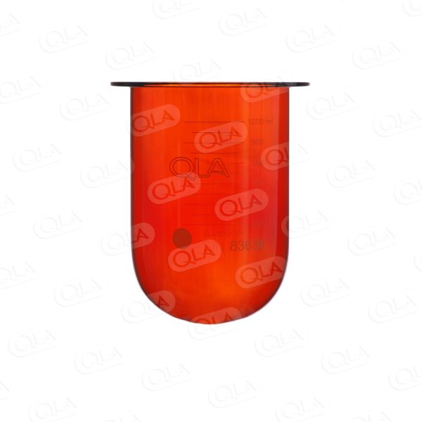 QLA 1000mL Amber Glass Vessel for Hanson SR8-Plus, Serialized