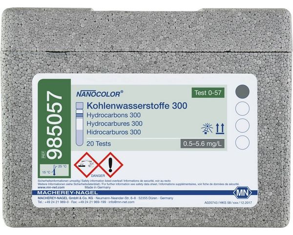 Macherey-Nagel Rundküvettentest NANOCOLOR KW 300, 20 Bestimmungen