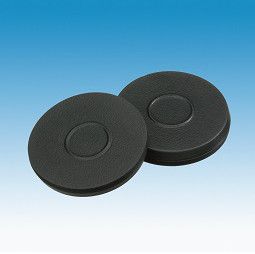 Altmann Analytik 20mm Formscheibe Butyl, dunkelgrau, 55° shore A, 3,0mm, 10 x 100 Stück