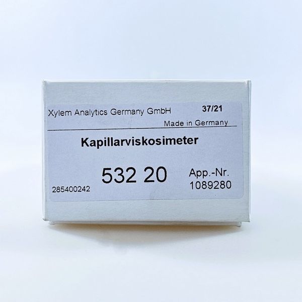 SI Analytics Ubbelohde-Viskosimeter 532 20 Kap.-Nr. II kalibriert, für automatische Messungen