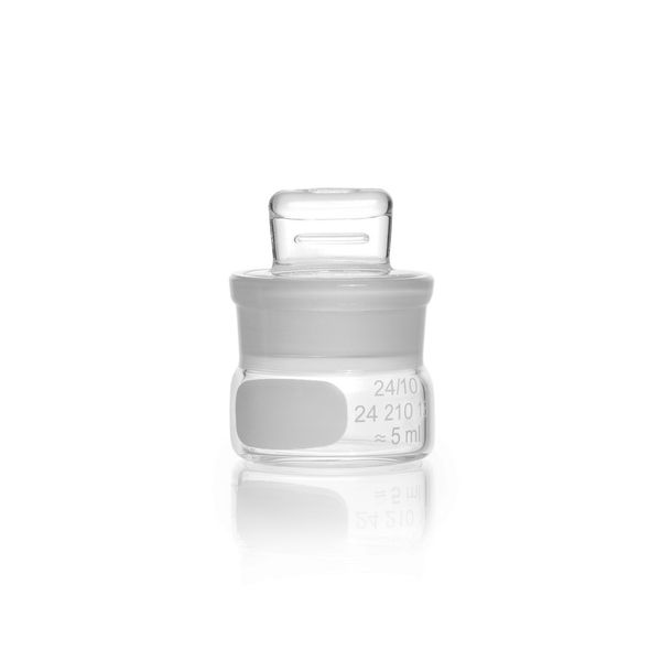 Duran Group DURAN Wägeglas, mit Deckel, niedrige Form 28 x 25 mm, 5 ml, 10 St/Pkg