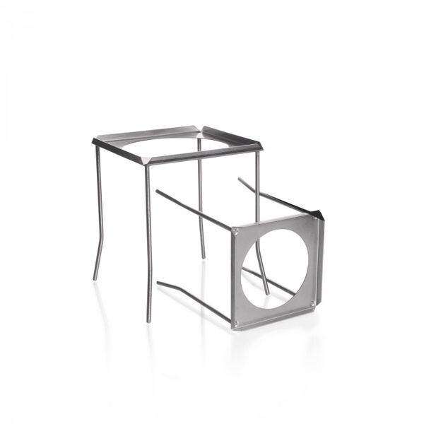 Duran Group Vierfuß/Chromnickelstahl 155x155 mm Plattengröße, 5 St/Pkg