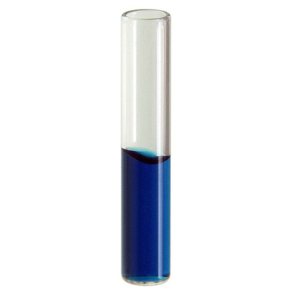 Microsolv Micro Inserts 350 μl fill volume, clear glass, 6 x 31 mm, Flat Bottom, deactivated, for use in 2ml autosampler vials, 1000 pc/PAK