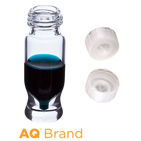 Microsolv EPP MRQ Vial, clear, 1.2 ml, Screw Cap natural with thinned Penetration Point, 100 pc/PAK