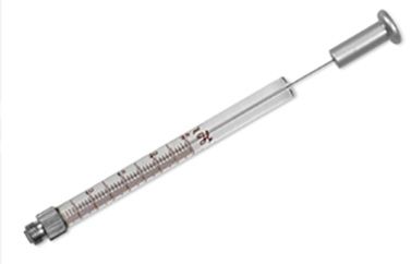Hamilton 25 μl, Modell 1702 BFP Spritze, 5/16''-28 Gewinde, ML 600 Instrumenten-Spritze, max. Druck 1000 psig (68.9 bar), max. Temperatur 115°C / 239°