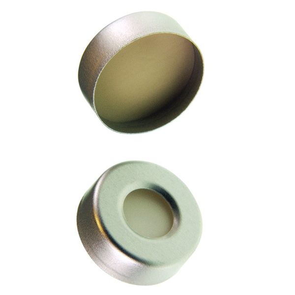 Microsolv Headspace Crimp Cap 20 mm, with White Sil/Natural PTFE Septa, 100 pc/PAK