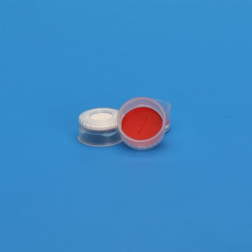 JG Finneran 11 mm Clear Poly Crimp Seal, PTFE/Silicone with Slit Lined [Patented], 10 x 100 pc/PAK