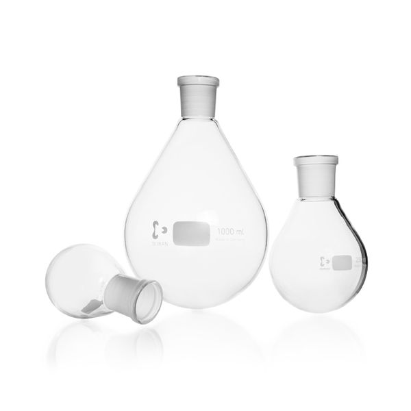 Duran Group DURAN Evaporating flask, pear shape, SJ 29/32, 100 ml, 10 pc/PAK