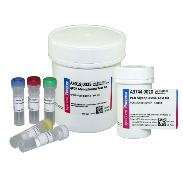 PanReac AppliChem PCR Mycoplasmen - Testkit II, 100 Tests