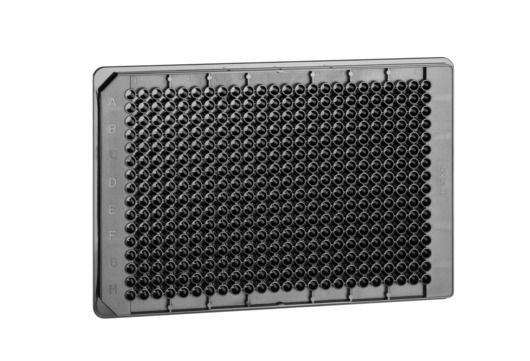 Greiner Bio-One Microplate, 384 well, PS, small volume, LoBase, medium binding, black, μclear , 8 x 10 pc/PAK