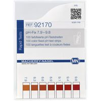 Product Image of Indikatorstäbchen pH-Fix pH 7,9-9,8, farbfixiert, nicht blutend (100 Teststreifen)