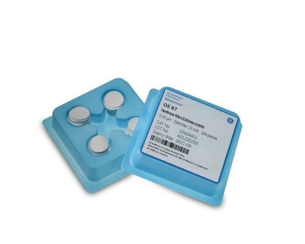 Whatman Membrane Filter, round, OE67, CA, 25 mm, 0.45 μm, 100 pc/PAK