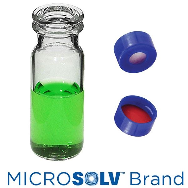 Microsolv EPP Vial, clear, 2 ml, Snap Cap blue with Sil/PTFE Septa, 100 pc/PAK