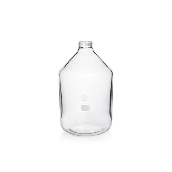 Duran Group Weithalsflasche, Klarglas, GLS 80, 20000 ml, ohne Schraubverschluss, wandverstärkt, Ausgießring