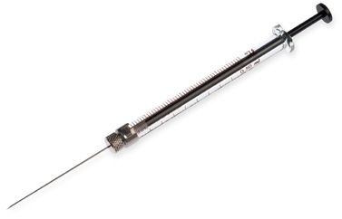 Hamilton 500 μl, Modell 1750 RN-L Spritze, 22 Gauge, 51 mm, point style 2, max. Druck 700 psig (48.3 bar), max. Temperatur 115°C / 239°F, mit 