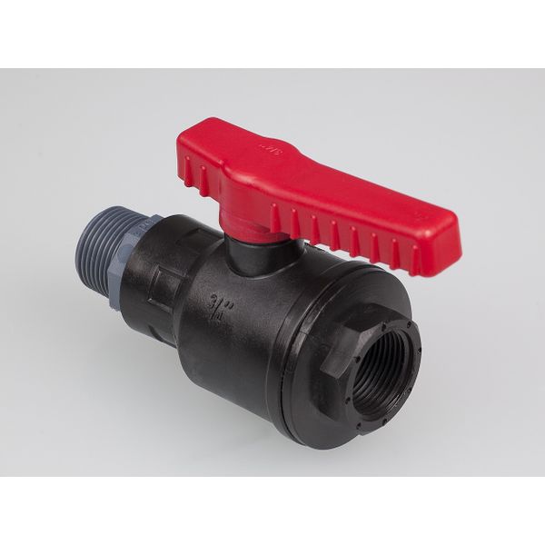 Bürkle Fass - Kugelhahn PP, 3/4''außen - 3/4''innen, NW 20 mm